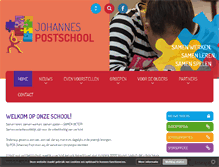 Tablet Screenshot of johannespostschool.nl
